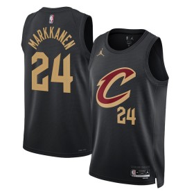Dres Cleveland Cavaliers Lauri Markkanen 24 Jordan 2022-23 Statement Edition Crno Swingman